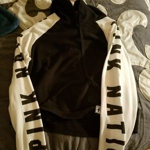 Pink crop sweatshirt